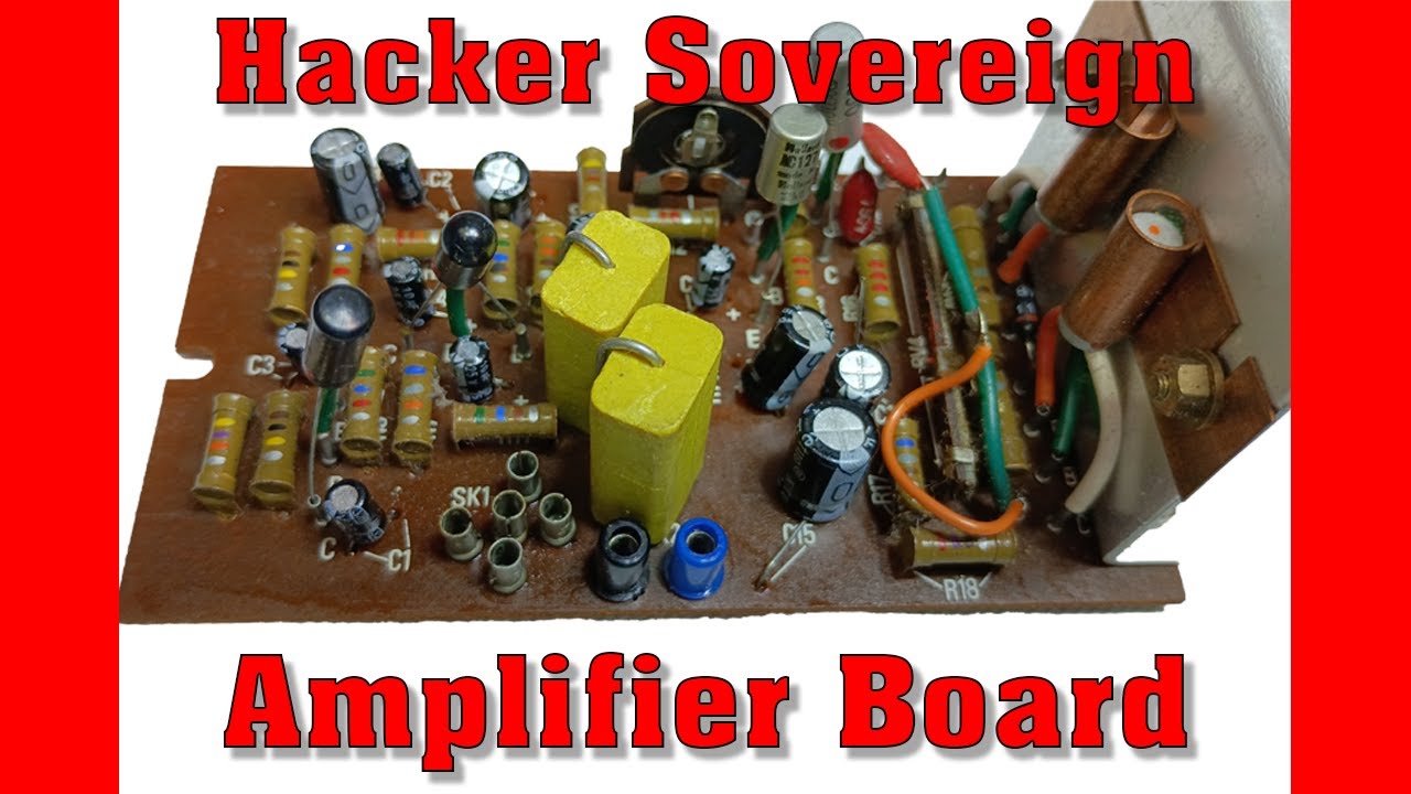 Hacker Sovereign Rp18 Amplifier Board Test, Fix and Setup