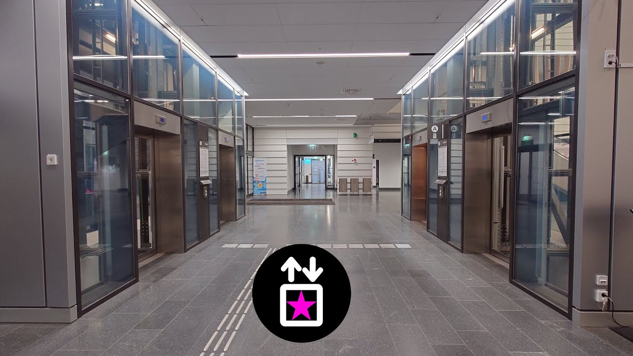 Solna, SWE: 4x 2014 OTIS Gen2 MRL-Traction Elevators at Nya Karolinska Hospital
