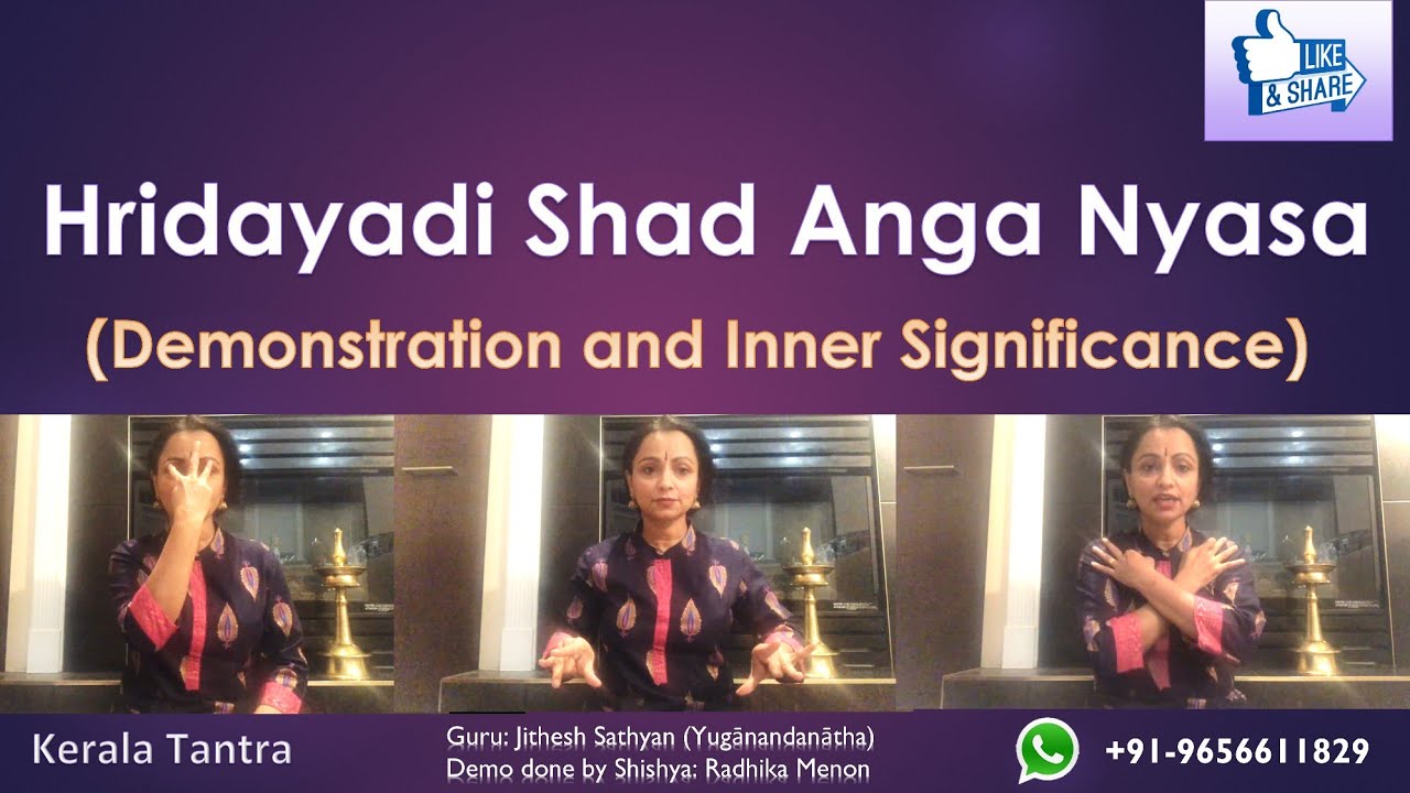 Hridayadi Shad Anga Nyasa - Goddess Durga
