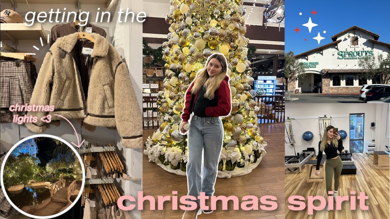 a *cozy* Christmas Vlog 🎄 | Xmas lights, decor, Pilates
