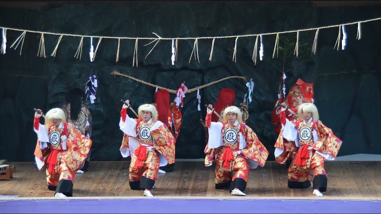 第37回御嶽流神楽大会　国指定重要無形民俗文化財・御嶽神楽『貴見城』