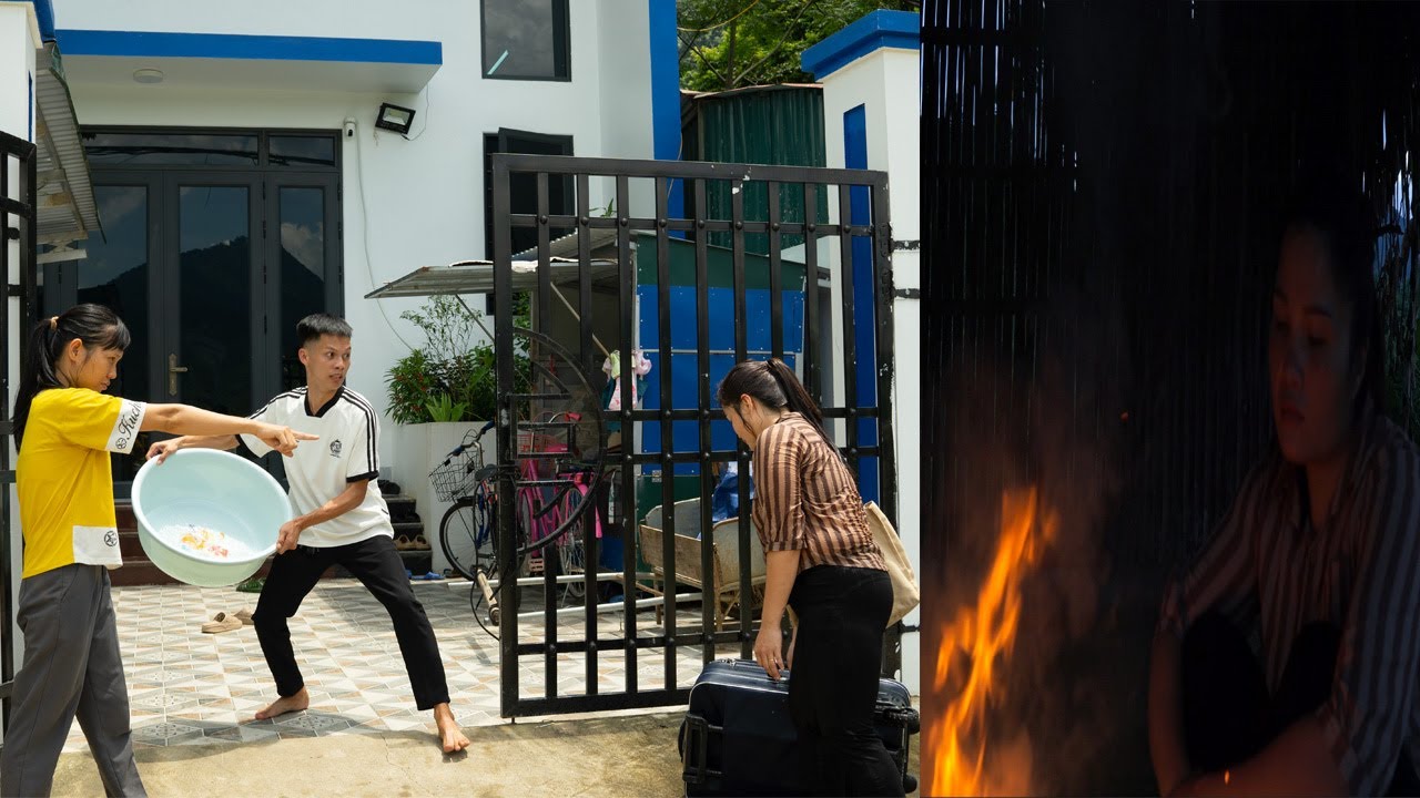 A girl who returned from abroad after 5 years was kicked out of the house she built by her relatives