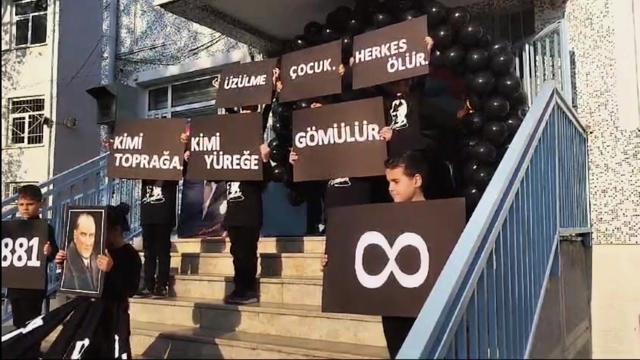 10 Kasım | Mustafa Kemâl Atatürk'ü Anma Töreni 🖤 #atatürk #10kasım