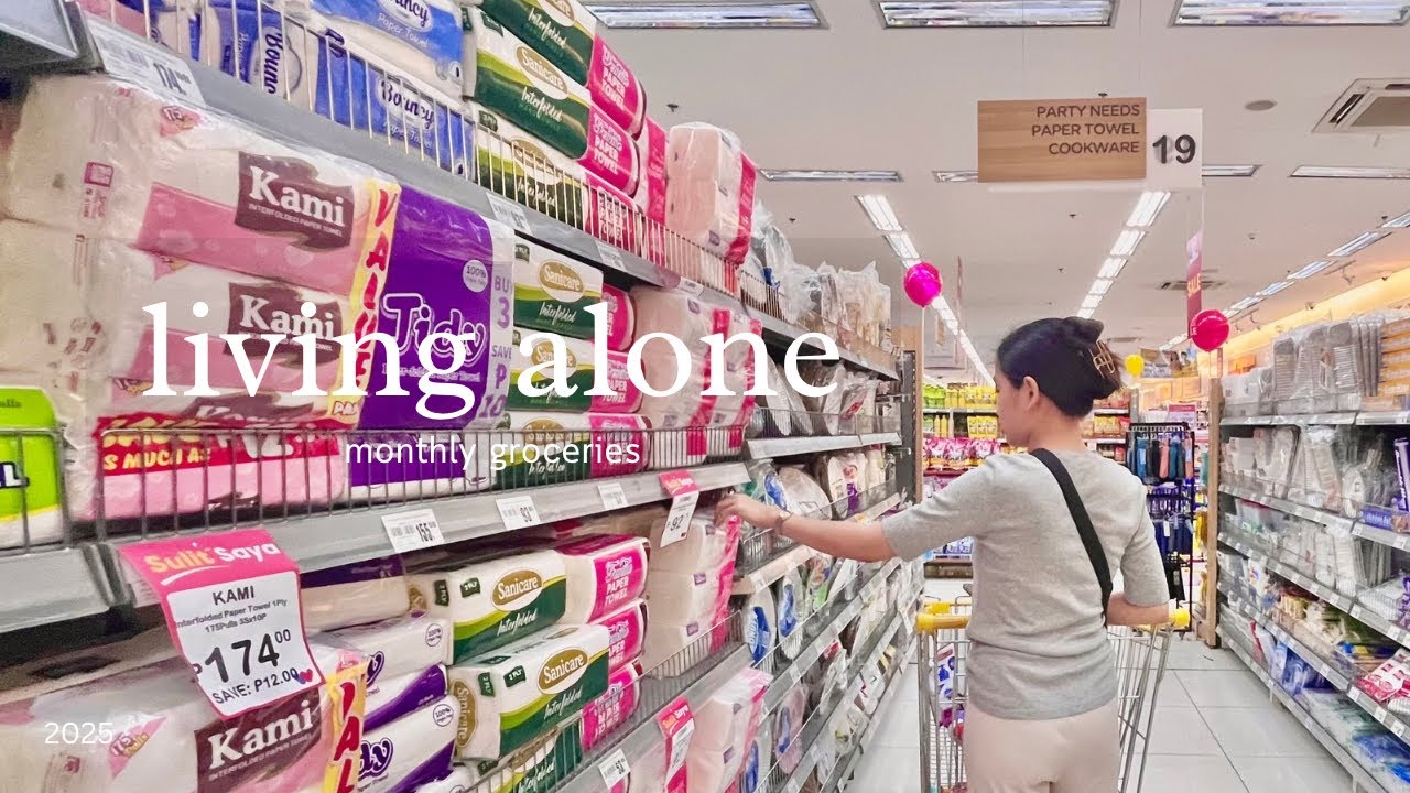 living alone in the Philippines — grocery, ref refills & cooking ichiran instant ramen 🍜