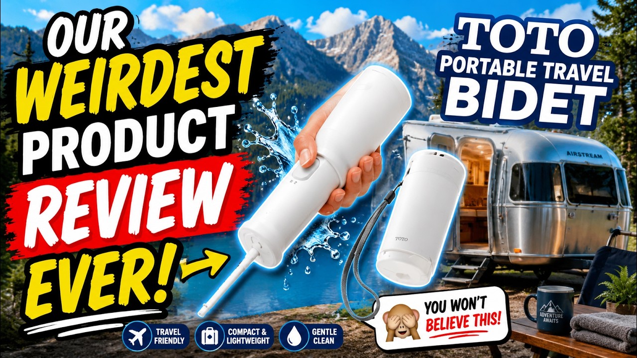 🙈Our Weirdest Product Review EVER! Toto Portable Travel BIDET