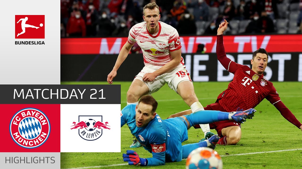 FC Bayern M&uuml;nchen - RB Leipzig 3-2 | Highlights | Matchday 21 &ndash; Bundesliga 2021/22