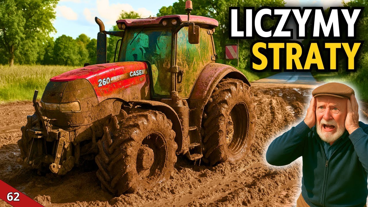 LICZYMY STRATY PO POWODZI 🌻 Prawdziwe życie na wsi #62 🌻fabuła w FS 25