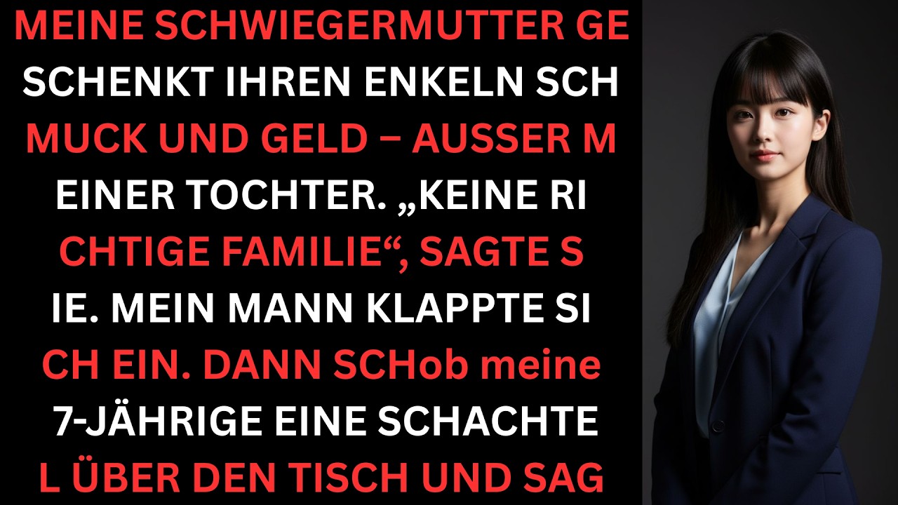 „Sie schenkte allen Enkelkindern Schmuck und Geld – nur meine Tochter nicht. Dann…“