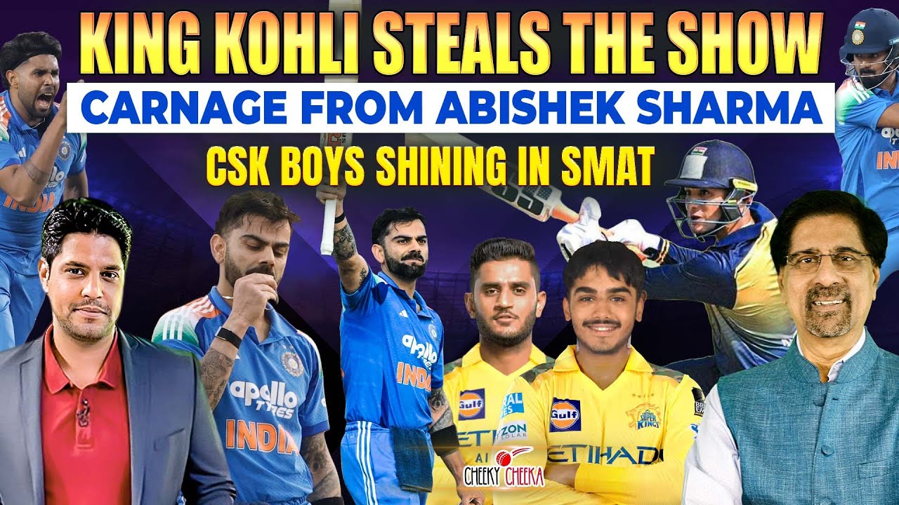 King Kohli Steals the Show | Abhishek Sharma Carnage | CSK Boys Shine in SMAT