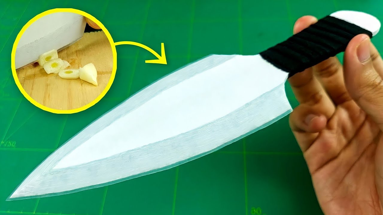 World's Sharpest Paper Throwing Knife I Ever Made!