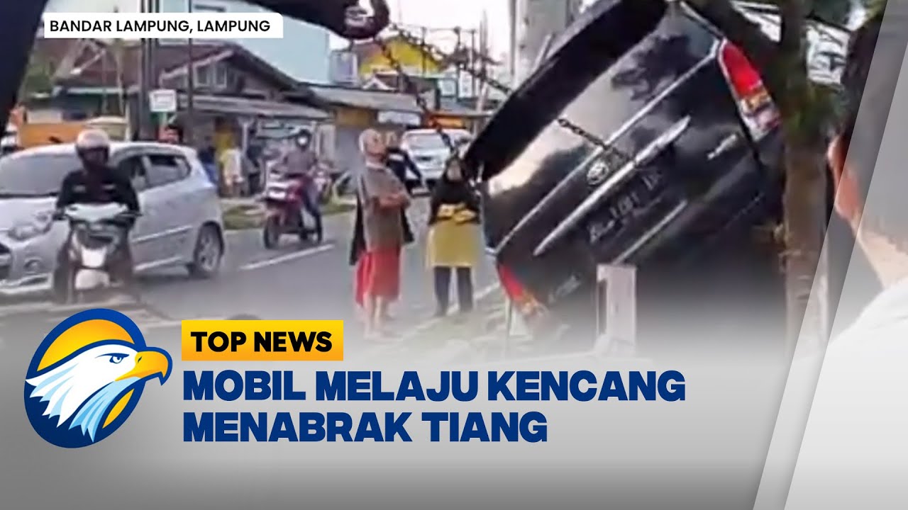 Kecelakaan Tunggal Minibus Tewaskan Anggota Polresta Bandar Lampung - [Top News]