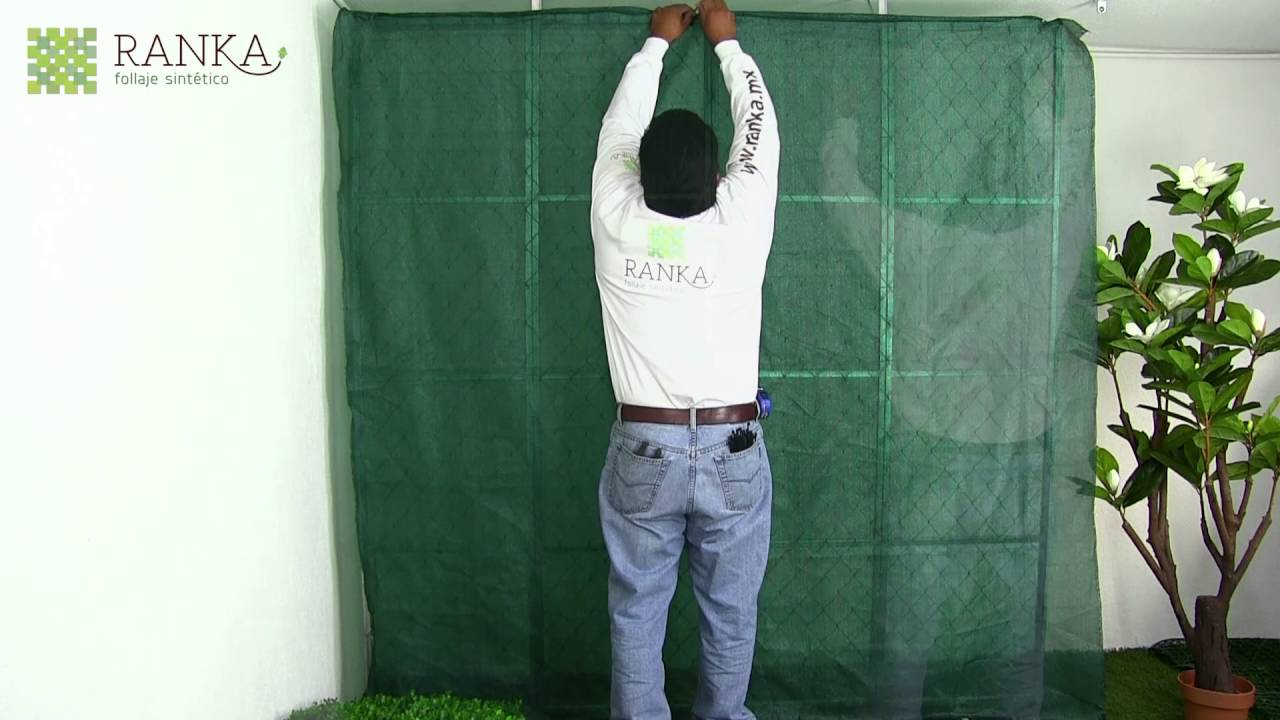Cómo instalar un muro verde con follaje artificial Ranka HD