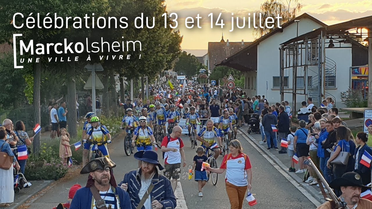 C&eacute;l&eacute;brations du 13 et 14 juillet 2024 &agrave; Marckolsheim