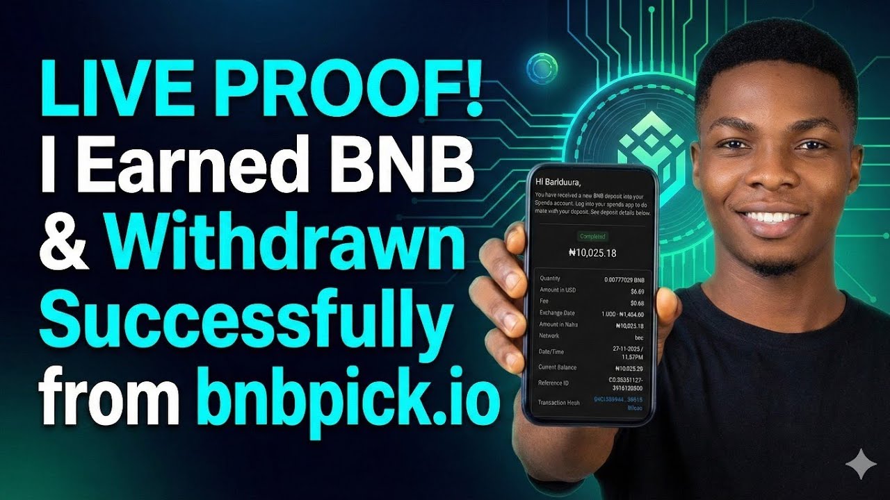 Earn FREE BNB daily on BNBPick.io 🚀 Full guide + withdrawal proof. Watch now!