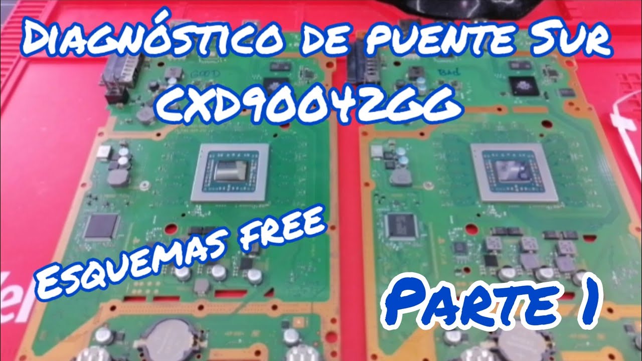 PS4 Slim SAD-002 | Esquemas + Diagnóstico de puente Sur. CXD90042GG (PARTE 1)