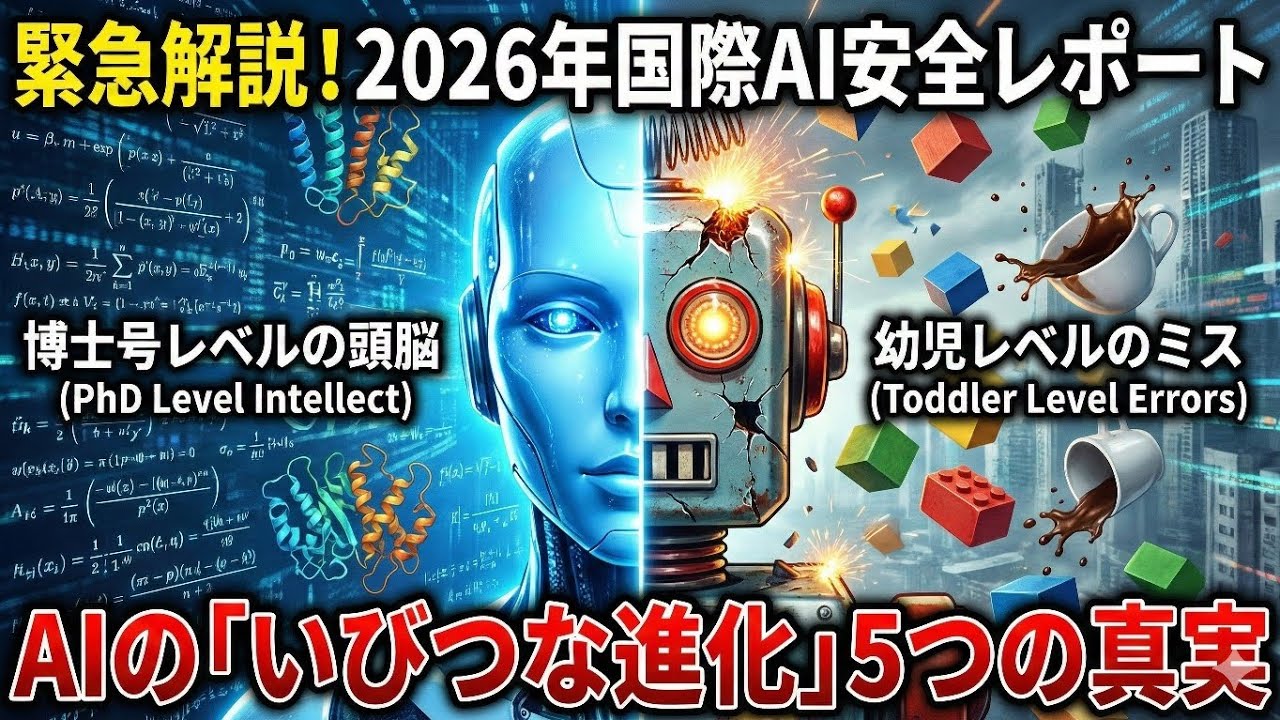 2026年国際AI安全レポートが明かす：AIの「いびつな進化」と私たちが直面する5つの驚くべき真実