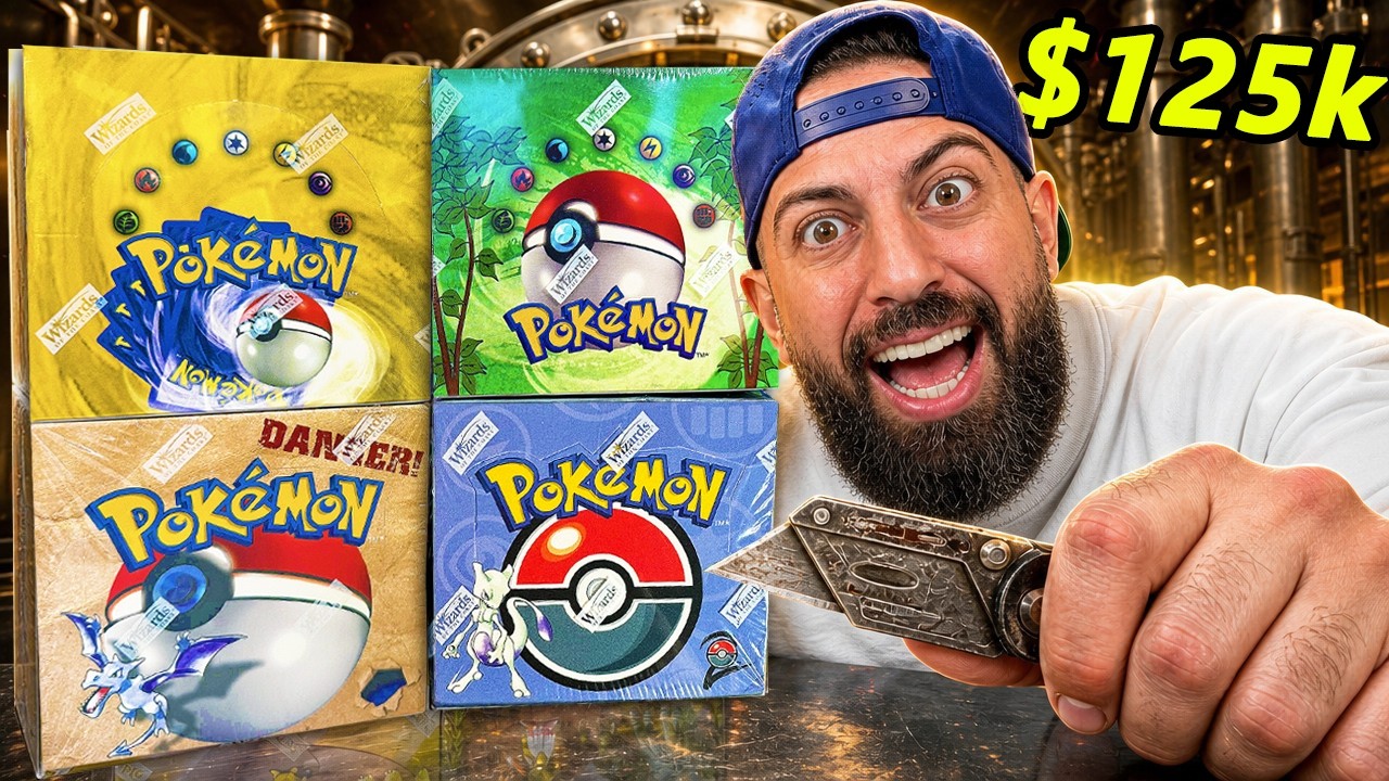 Opening EVERY Original Pokemon Box ($125,000)