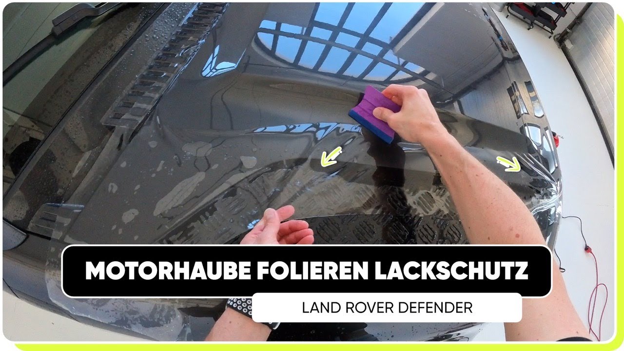 Lackschutz Masterclass. Motorhaube mit starken Rundungen und Erhebungen folieren?