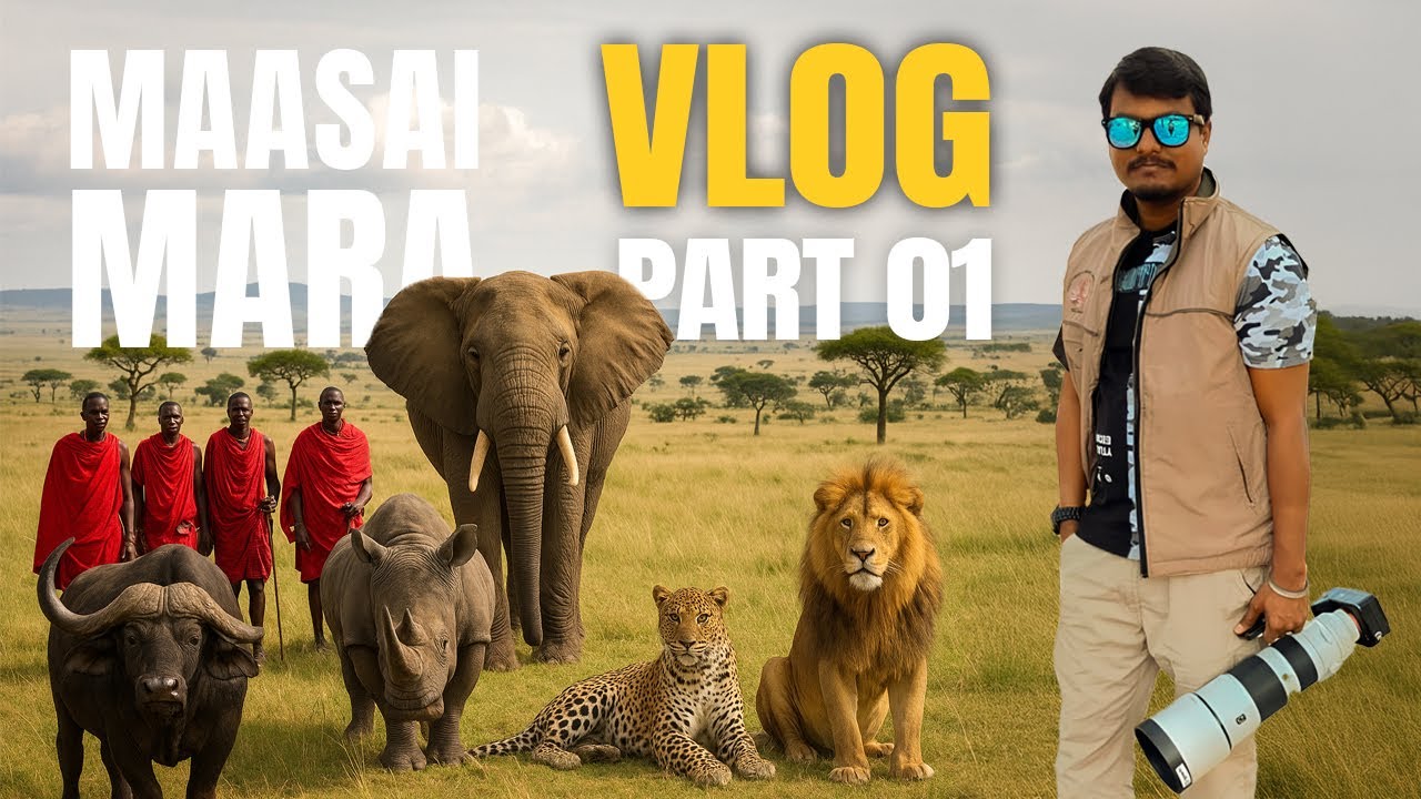 1 Day in Maasai Mara | A Full Day Safari Adventure with Deepankar Das | African Wildlife Vlog |