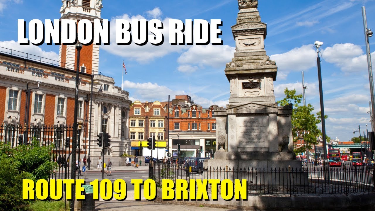 London Bus Route 109 Full Journey From Croydon Library To Brixton Station