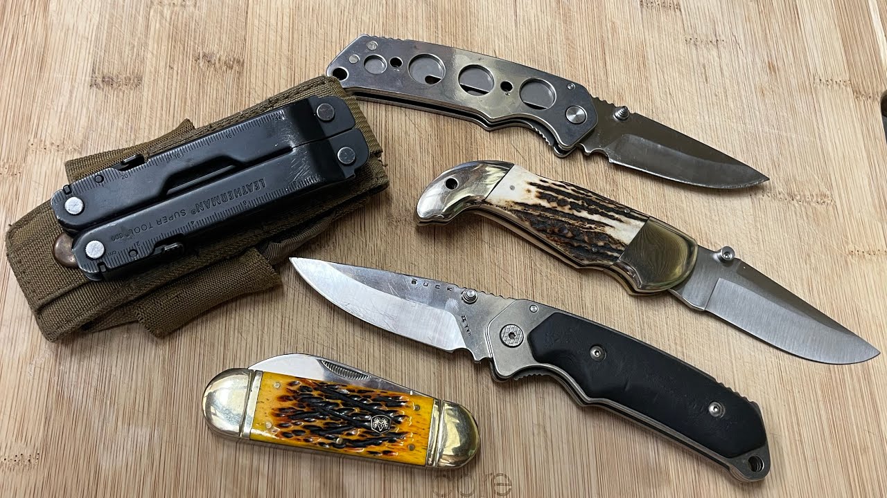 Leatherman Super Tool 300 и другие ножи, найденные в ломбардах.
