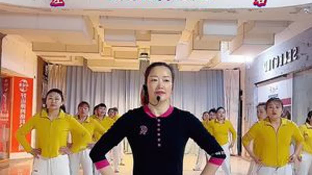 《手心有你》完整版健身操！适合肚子大 腰粗 大体重人群每天跟练！#简单好看又好学 #适合初学者 #完整版健身操