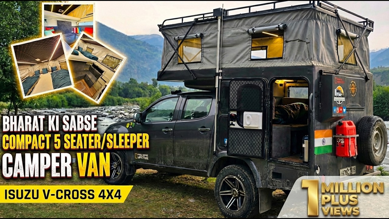Isuzu V-Cross 4×4 Camper truck Campervan Caravan Motorhome- Home on Wheels