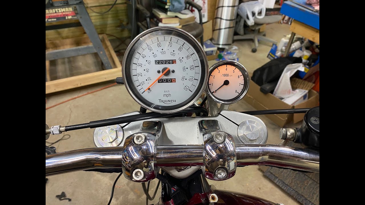 Electronic Tachometer Install | Triumph America - Carburetor