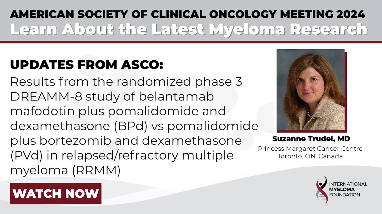 DREAMM-8: Belantamab mafodotin + pomalidomide and dex shows improved outcomes in RR multiple myeloma
