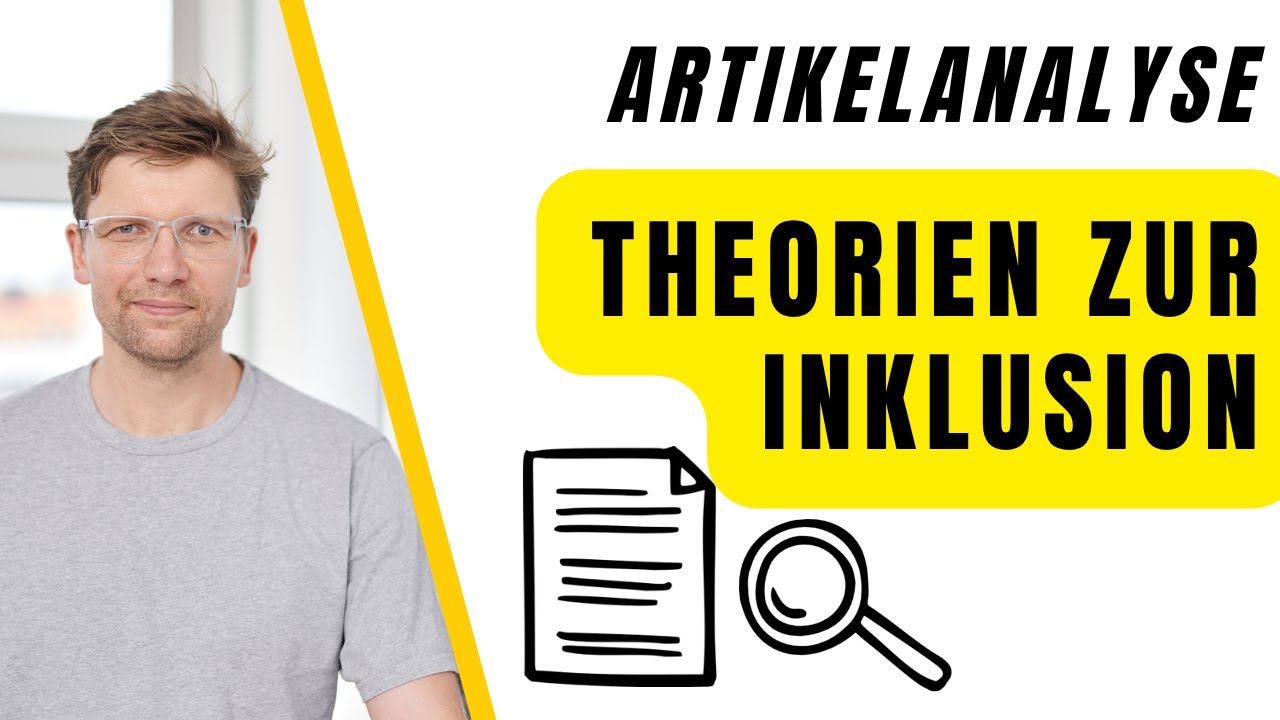 Subjektive Theorien zur Inklusion - Artikelanalyse