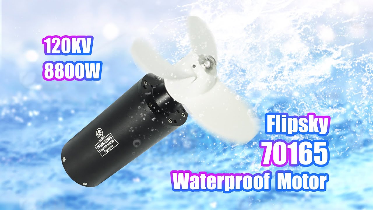 Flipsky Brushless Waterproof Motor 70165 120KV 8800W