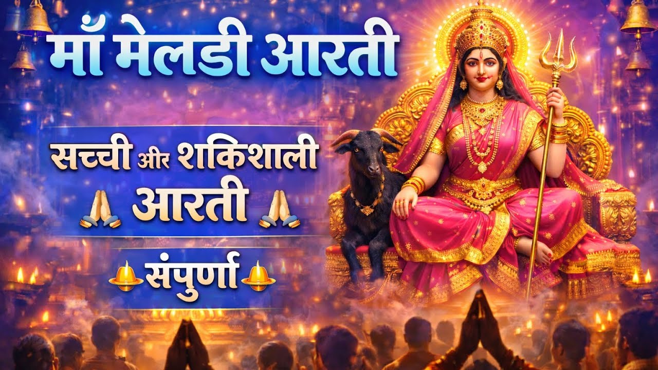 माँ मेलडी आरती | सच्ची और शक्तिशाली आरती | सम्पूर्ण माँ मेलडी आरती | Maa Meldi Aarti Full 🌝