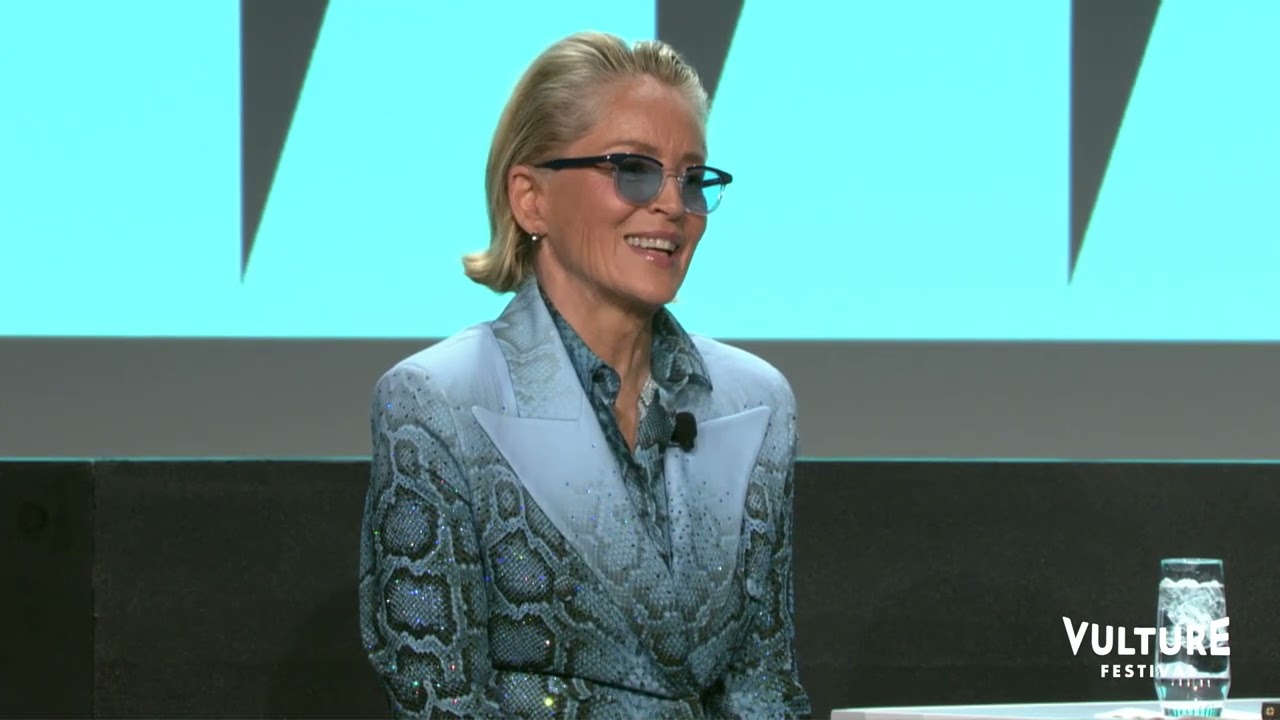 Sharon Stone and Jerry Saltz Talk About Art at Vulture Festival 2023