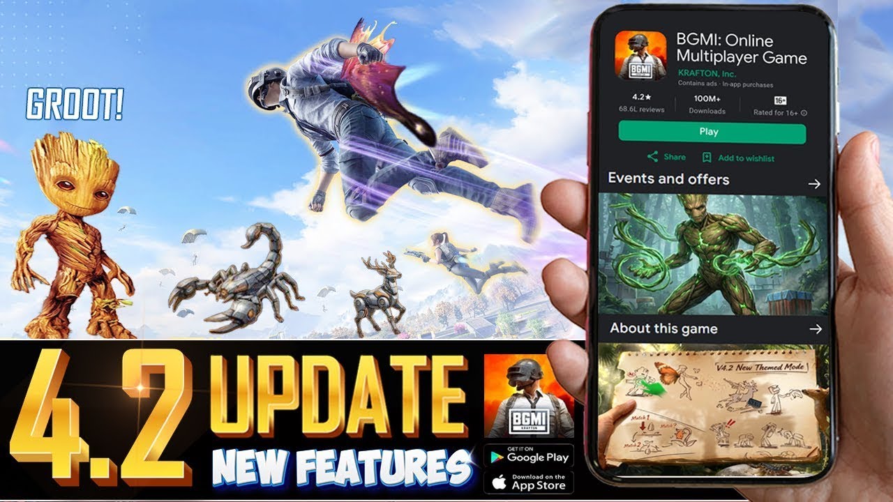 🔴 LIVE: BGMI 4.2 UPDATE IS HERE! 😱 | New Features & Gameplay 