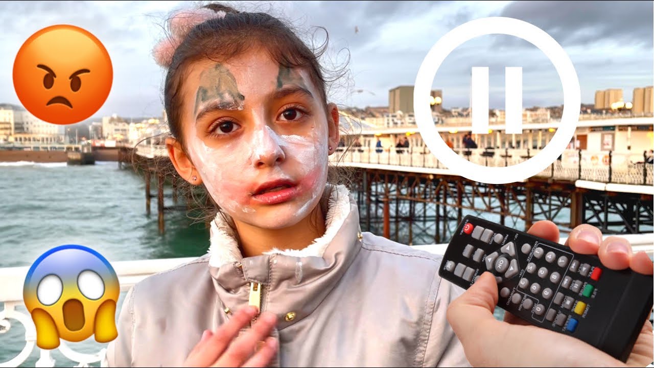 تحدي التوقف بالريموت | ايمان عصبت 🙈