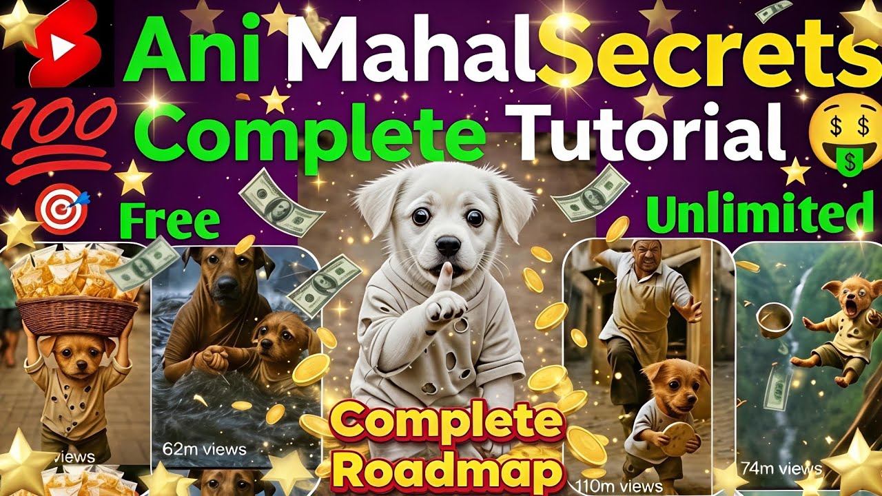 How to Create Viral Ai Shorts Video FREE | A to Z Full Course |Ani Mahal Jaisa AI Video Kaise Banaye
