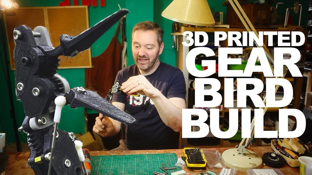 I Built a Bird Puppet With a Moving Beak!