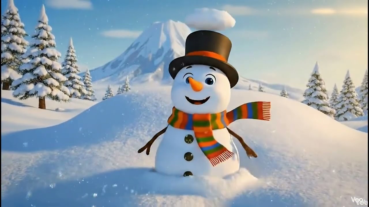The Funny Snowman and the Big Avalanche