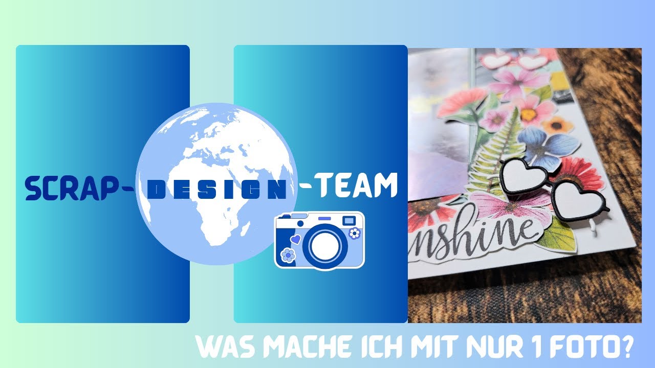 Scrap-Design-Team: Was mache ich mit nur einem Foto? Besonderes Layout mit Produkten von Stampin'Up!