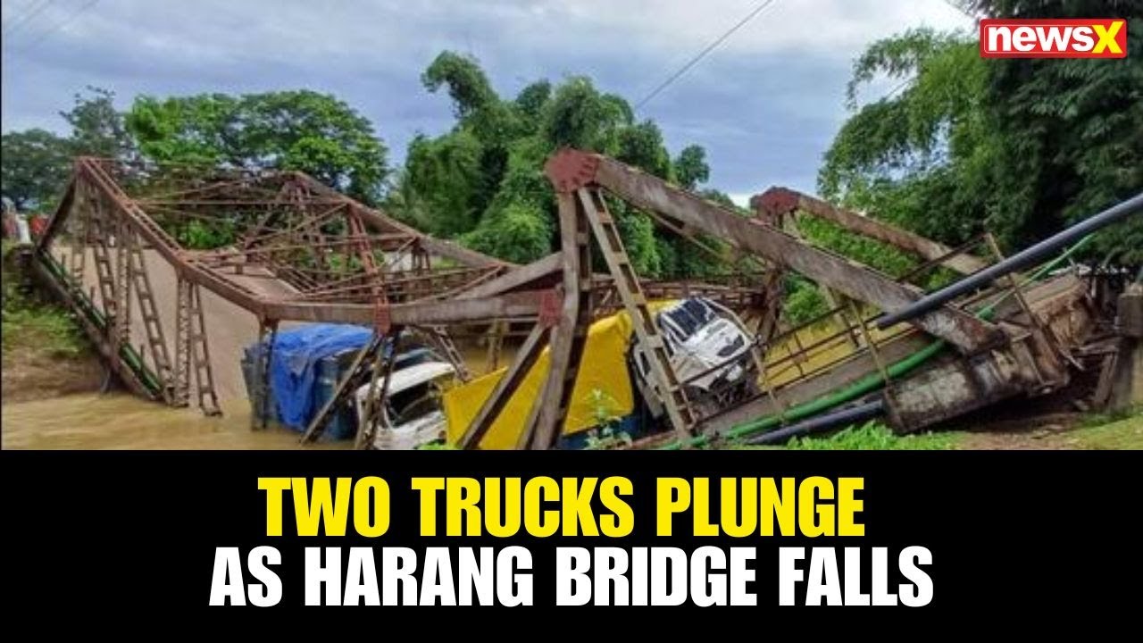 Harang Bridge Collapses in Silchar, Two Trucks Plunge Into River; Rescue Ops Underway