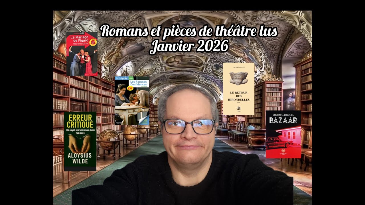 #Romans et pièces de #Théâtre de Janvier 2026