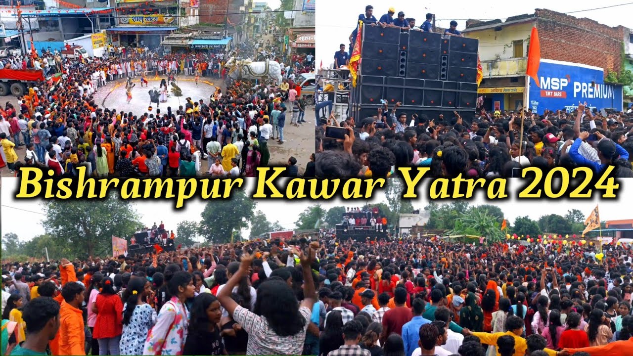 Bishrampur kawar yatra 2024 || Bolbam kawar yatra 2024 || Rupdev vlogs