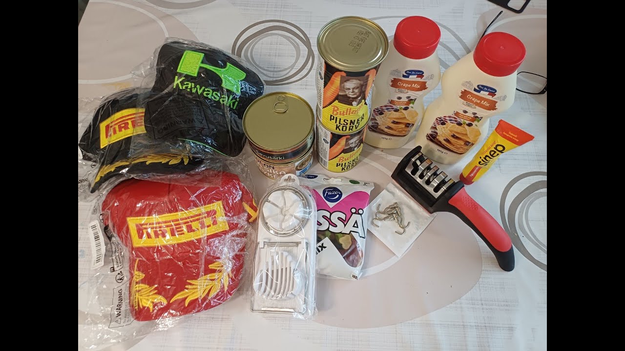 Katselijan lähettämä paketti ja tehdään ruokaa sen sisällöstä