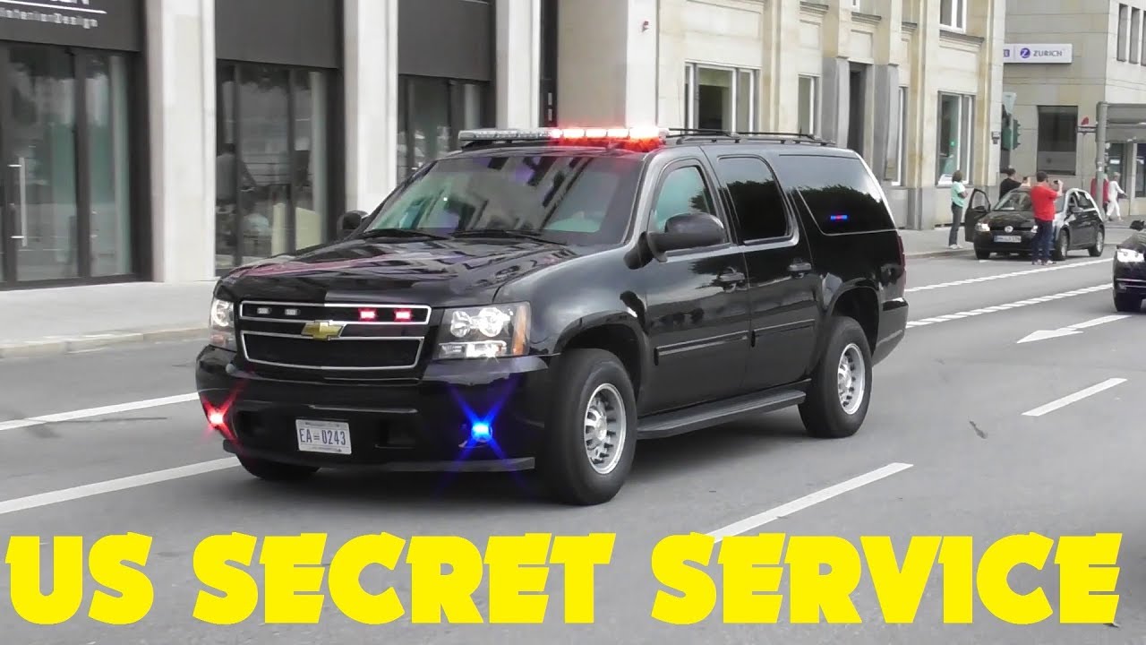 [G20] US SECRET SERVICE AND MASSIV GERMAN POLICE ESCORT MS TRUMP