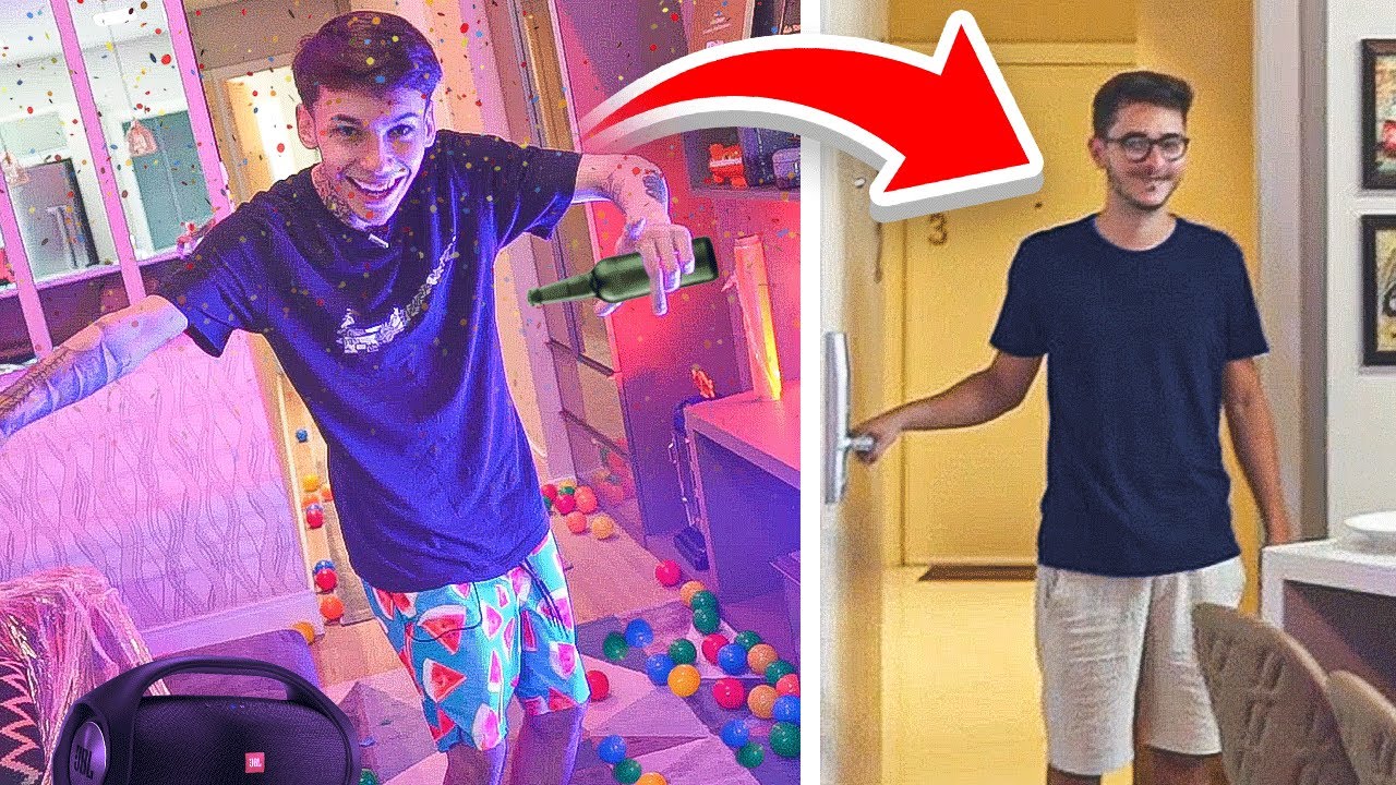 DEMITIDO? BRUNÃO FEZ UMA FESTA NA CASA DO FLAKES SEM ELE SABER!