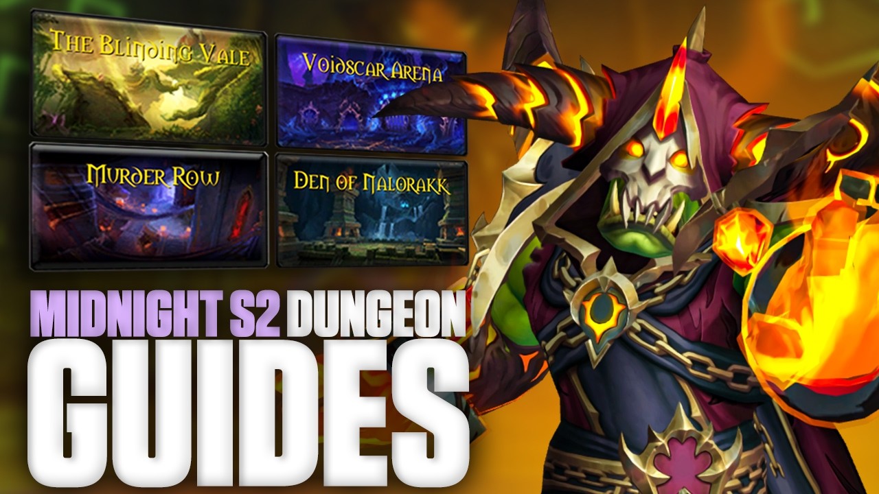 Midnight Season 2 Dungeon Guides for M+ 12.1