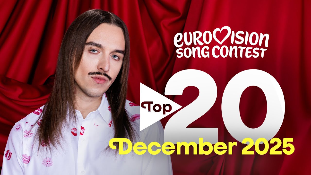 Eurovision Top 20: Most Watched - December 2025 | #Eurovision2026