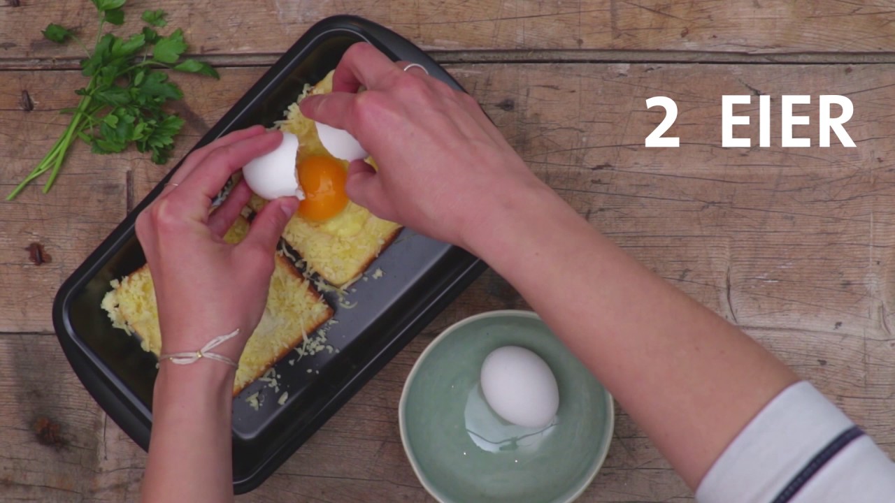 Tolle Brunch-Idee: Ofen-Toast mit Spiegelei