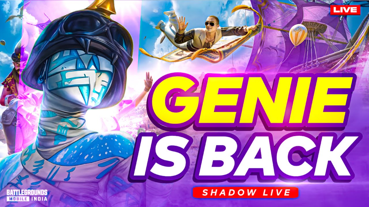 GENIE EVENT IS BACK  #bgmilive #shortlivestream  #like #bgmirankpush #rankpush  #bgmilive