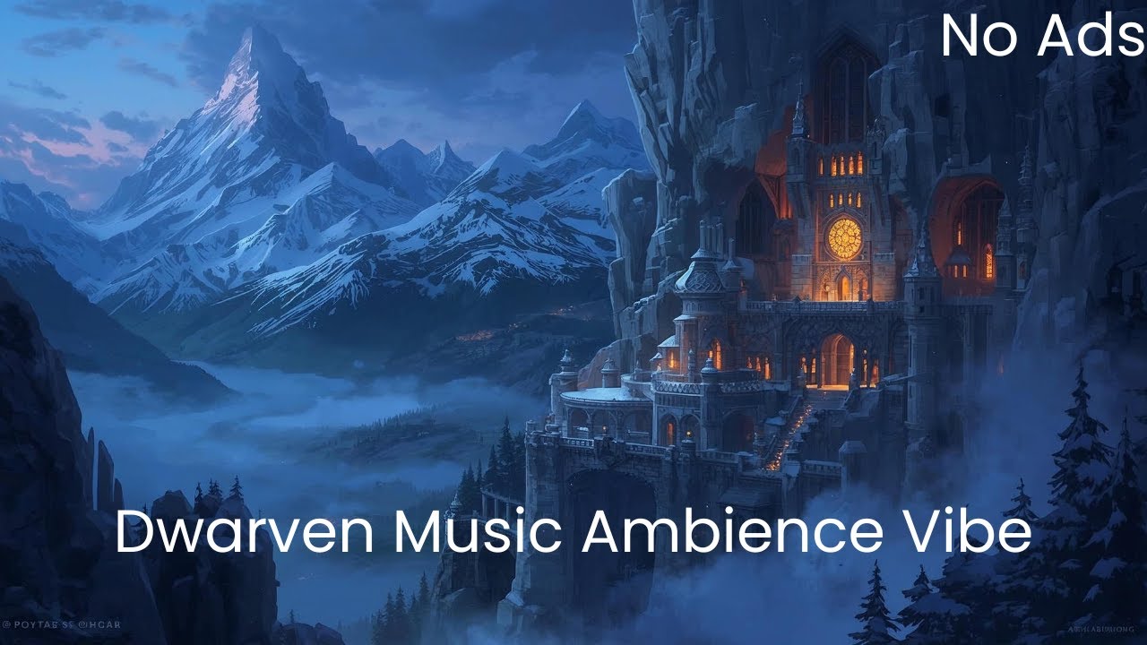 Mountain Kingdom Ambience 🏔️ Relaxing Fantasy Music for Study & Sleep